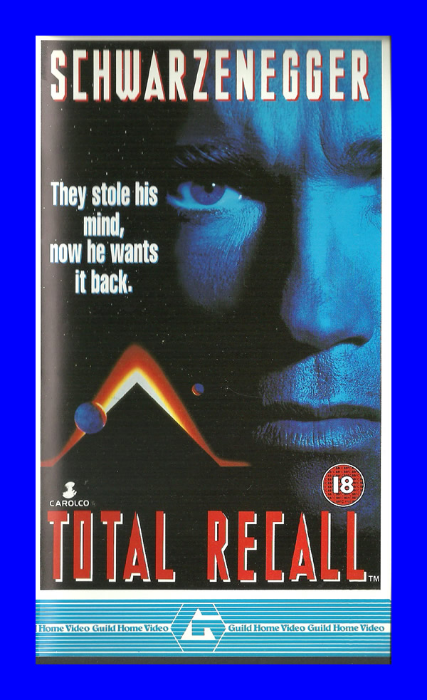 Movies VHS CASETTE TOTAL RECALL (ARNOLD SCHWARZENEGGER) for sale in